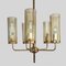 Fully Restored Mid-Century Swedish Brass Chandelier by Hans-Agne Jakobsson for AB Markaryd, 1970s 3