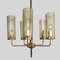 Fully Restored Mid-Century Swedish Brass Chandelier by Hans-Agne Jakobsson for AB Markaryd, 1970s, Image 3