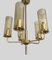 Fully Restored Mid-Century Swedish Brass Chandelier by Hans-Agne Jakobsson for AB Markaryd, 1970s 2