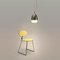 Italian Brushed Metal and Glass Pendant Lamp, 1960s, Image 11