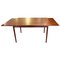 Danish Dining Table with Extensions in Teak, 1960s, Immagine 1