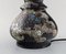 Große Jugendstil Tischlampe aus glasierter Keramik von Moller & Bøgely, Dänemark 3