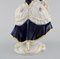 Rococo Couple in Hand-Painted Porcelain from Royal Dux, 1940s, Set of 2, Image 4