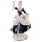 Dancing Woman in Porcelain from Royal Dux, 1940s 1