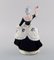 Dancing Woman in Porcelain from Royal Dux, 1940s 5