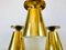 Polished Brass Pendant Lamps Attributed to Paavo Tynell, 1950s, Set of 3, Image 3