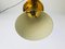 Polished Brass Pendant Lamps Attributed to Paavo Tynell, 1950s, Set of 3, Image 15