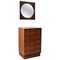 Mid-Century Rosewood Drawer and Mirror Set by Torbjørn Afdal for Mellemstrands Møbelfabrik, 1950s, Set of 2, Image 1