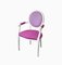 Weißer Stuhl aus Buchenholz mit Designers Guild Bezug von Photolui 1