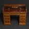 Antique Edwardian Mahogany Inlaid Desk from Maples, Immagine 6