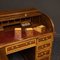 Antique Edwardian Mahogany Inlaid Desk from Maples, Immagine 15