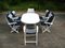 French Outdoor Folding Table & Chairs Set from Triconfort, 1990s, Set of 7, Image 20