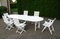 French Outdoor Folding Table & Chairs Set from Triconfort, 1990s, Set of 7 6