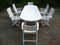 French Outdoor Folding Table & Chairs Set from Triconfort, 1990s, Set of 7 41