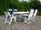 French Outdoor Folding Table & Chairs Set from Triconfort, 1990s, Set of 7 21