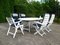 French Outdoor Folding Table & Chairs Set from Triconfort, 1990s, Set of 7, Immagine 21