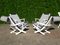French Outdoor Folding Table & Chairs Set from Triconfort, 1990s, Set of 7 14