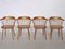 Model FH01 Dining Chairs by Yngve Ekström for Pastoe, 1960s, Set of 4, Image 4
