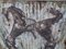 Decorazione da parete grande Horses in ceramica, anni '60, Immagine 17