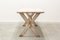 Pine Table with Patina in Rustic White, 1920s 2