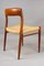 Danish Teak and Papercord Model 75 Dining Chairs by Niels Otto Møller for J.L. Møllers, 1960s, Set of 6 3