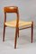 Danish Teak and Papercord Model 75 Dining Chairs by Niels Otto Møller for J.L. Møllers, 1960s, Set of 6, Imagen 3