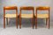 Danish Teak and Papercord Model 75 Dining Chairs by Niels Otto Møller for J.L. Møllers, 1960s, Set of 6 8