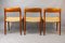 Danish Teak and Papercord Model 75 Dining Chairs by Niels Otto Møller for J.L. Møllers, 1960s, Set of 6, Image 8