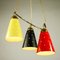 Vintage Perforated Sheet Pendant Lamp, 1950s 3