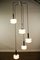 Mid-Century Opaline Glass 5-Light Cascade Ceiling Lamp 3