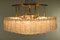 Vintage Glass Tube Flush Mount Chandelier from Doria Leuchten, Image 3