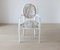 Neat White Chair with Armrests and Designers Guild Fabric from Photoliu, Image 10