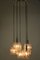 Vintage Glass Tube Cascading Pendant Lamp from Doria Leuchten, 1960s, Image 3