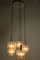 Vintage Glass Tube Cascading Pendant Lamp from Doria Leuchten, 1960s 4