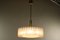 Lampada da soffitto tubolare in ottone e vetro di Doria Leuchten, anni '60, Immagine 7