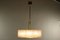 Lampada da soffitto tubolare in ottone e vetro di Doria Leuchten, anni '60, Immagine 4