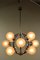 Vintage Glass Ball Sputnik Pendant Lamp, 1970s 2