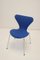 Series 7 Blue Desk or Kitchen Chair by Arne Jacobsen for Fritz Hansen, 1980s, Image 6