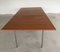 Fully Restored Conference Table in Teak & Metal with Airport Chairs by Hans J. Wegner for Andreas Tuck, 1960s, Set of 26 7