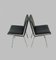 Fully Restored Airport Chairs in Black by Hans J. Wegner for A.P. Stolen, 1960s, Set of 2 3