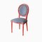 Coral Dedar Fabric Houndstooth Chair from Photoliu, Image 1