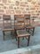 Art Deco French Side Chairs, 1940s, Set of 4, Image 7