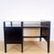 Vintage Black Desk with Glass Top, 1970s 9