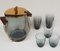 Crystal Glass Bowl Set, 1960s, Set of 10 1