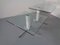 Glass and Metal Side Tables from WK Wohnen, 1990s, Set of 2 2
