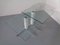 Glass and Metal Side Tables from WK Wohnen, 1990s, Set of 2 4