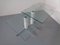 Glass and Metal Side Tables from WK Wohnen, 1990s, Set of 2, Image 4