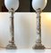 Italian Marble Column Table Lamps from Onyx Art, 1970s, Set of 2 2