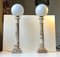 Italienische Marmor Säulen Tischlampen von Onyx Art, 1970er, 2er Set 1