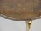Bronze and Glass Pedestal Table, 1950s 3